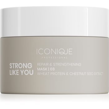 ICONIQUE Professional STRONG LIKE YOU Repair & Strengthening masca pentru regenerare pentru par deteriorat - imagine 2